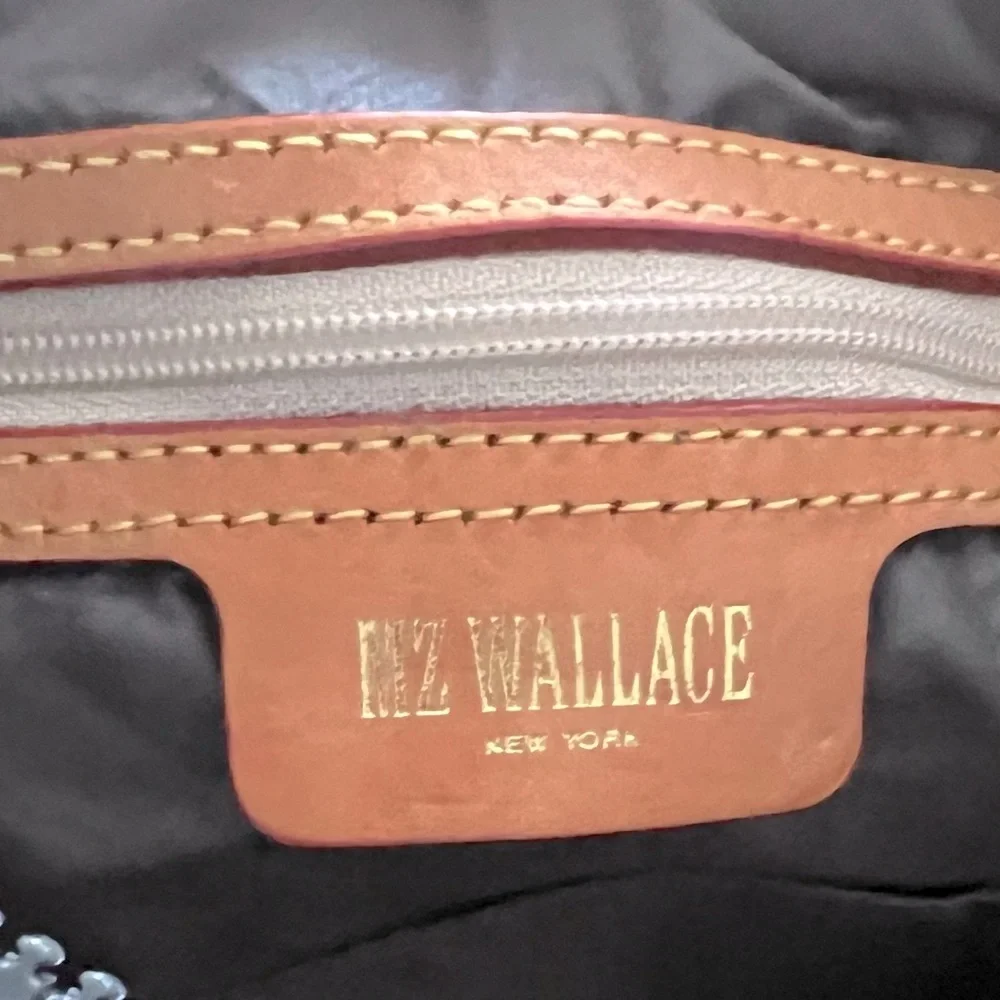 MZ Wallace Quilted Crossbody Bag in Taupe - Picture 15 of 16